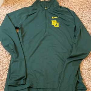Baylor xs Nike half zip